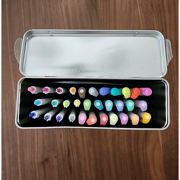 Zebra Creativity Kit Marker Set 32Ct w/ Box Midliner Brush Pens Marker Pens - Picture 3 of 3